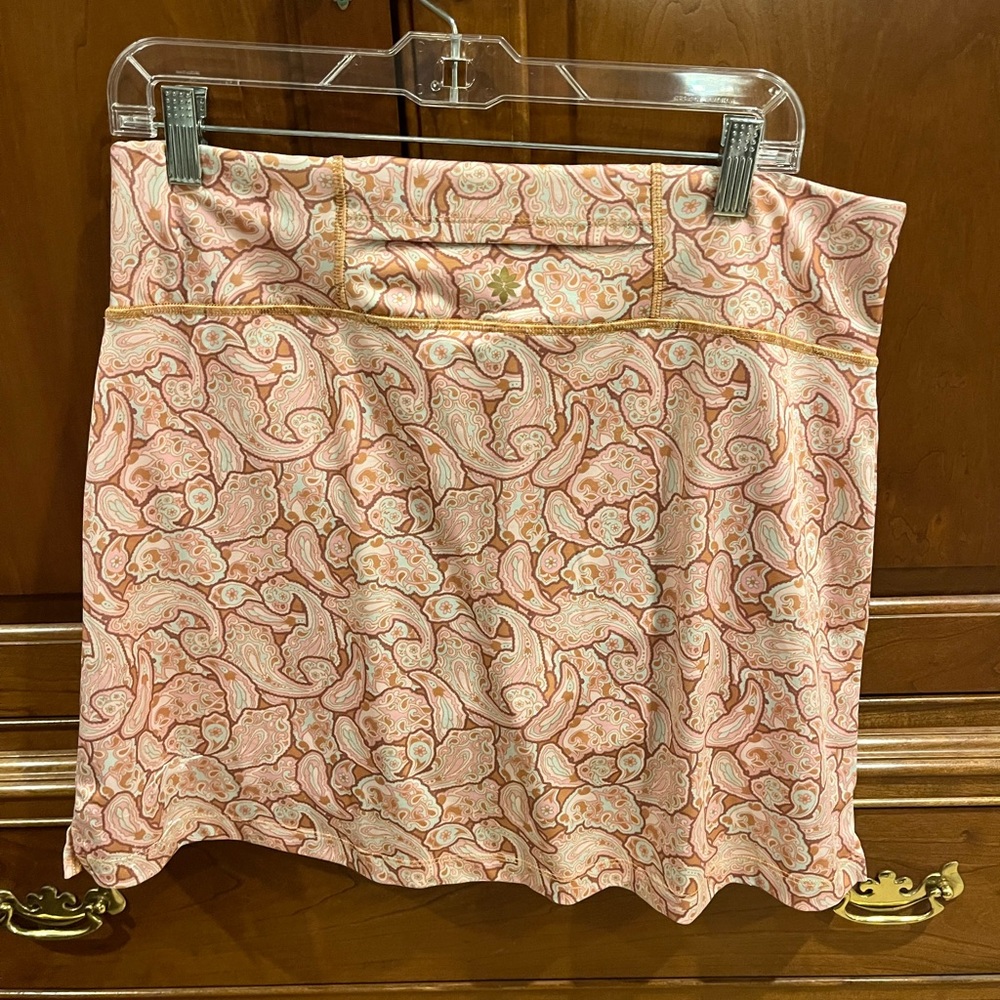 Kensie Pink Paisley Women's Skirt - Picture 3 of 3
